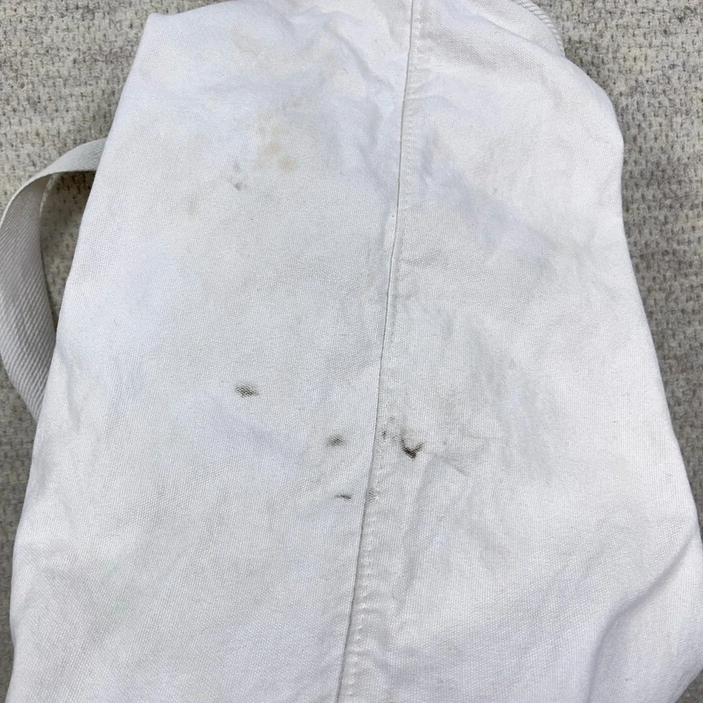 Vintage‎ Tommy Hilfiger Duffle Bag Spell Out Logo Dubble Sided Gym Travel Canvas